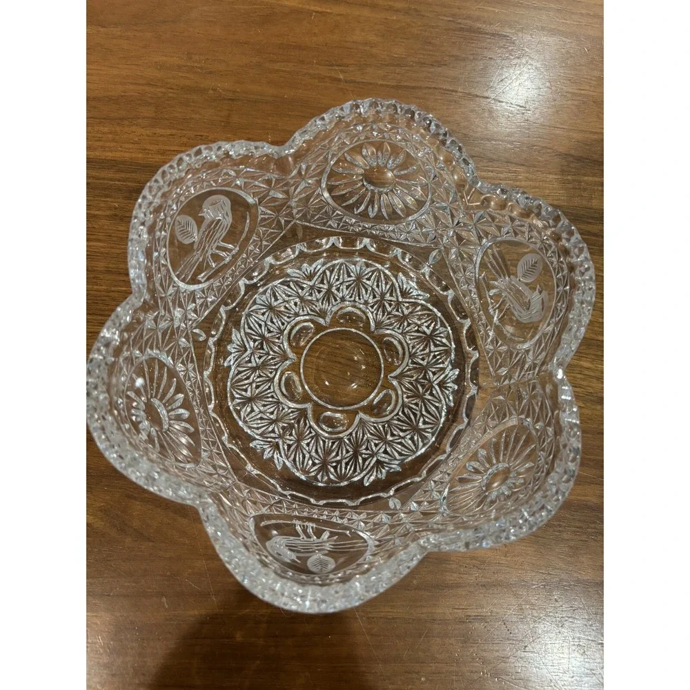 Hofbauer Byrdes Hand Cut Clear Crystal 8